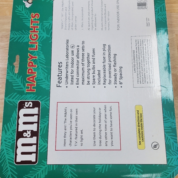 M&M'S Party Lights Set - Red, Yellow, Green - Picture 4 of 5